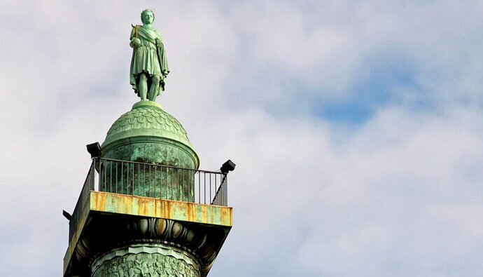 Вандомская колонна в Париже - фото, видео, описание, достопримечательности, где находится